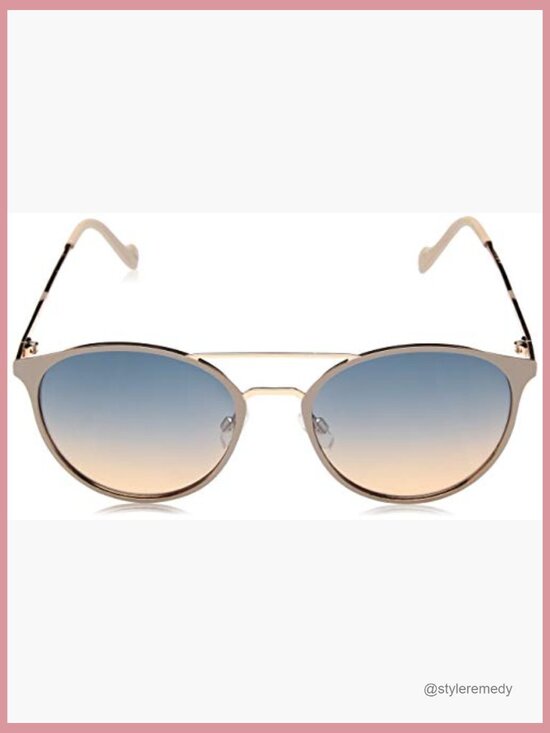 Metal Round Sunglasses with UV400 Protection, Retro Style main image 5